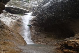 La dernière cascade vue d'en bas - Canyoning au mont perdu - Espagne